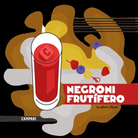 Negroni Frutífero by Saulo Rocha